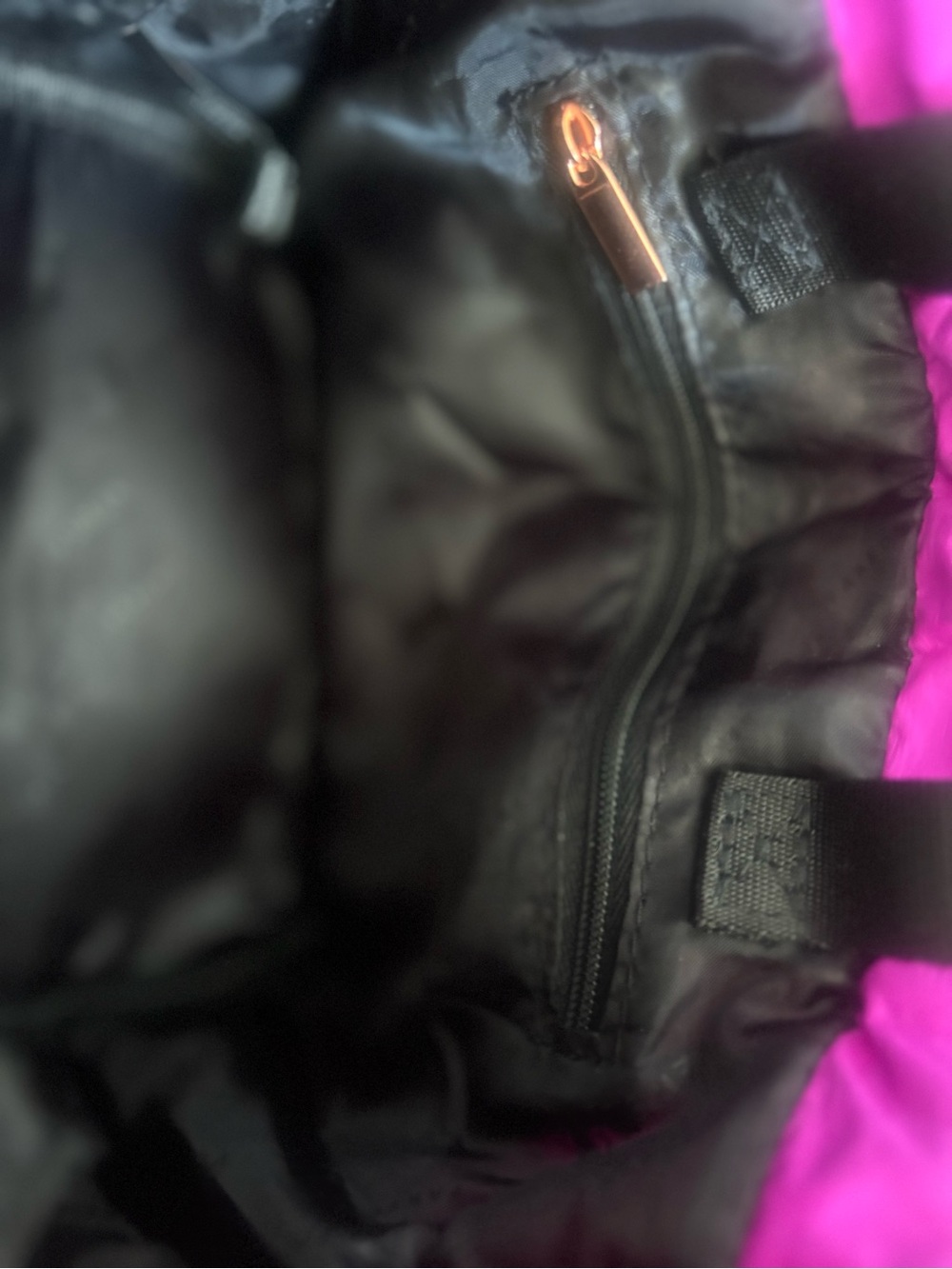 VERSACE PARFUME Nylon Makeup/Travel Bag, FUSCHIA/BLACK - Picture 11 of 15